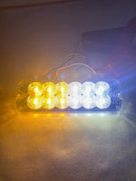 Ultra Slim Double Row Super Bright Premium Warning Grille / Surface Mount Strobe Light
