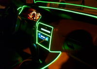 10M 12v Motor Car Electroluminescent El Wire Strip Neon Lights