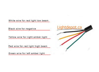 Motorcycle Light Strip Tail Brake Stop Turn Signal Light License