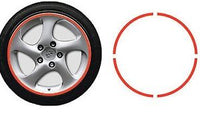 Rim Stickers For Motorcycle Blue Reflective Wheel Set Fits 16-18