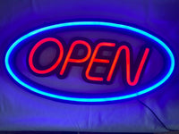 New Round Neon Open Sign 24W Led Open Sign In High Brightness