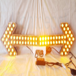 43" Split Led Construction Safety Traffic Arrow Light Bar