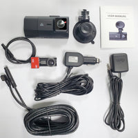 Car Dashcam DVR 4K Mini Dash Cam 3 Channel Video Recorder Wifi GPS Front And Rear