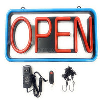 Square Neon Open Sign 24W Led Open Sign In High Brightness