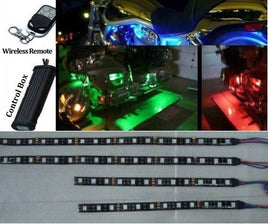 6pc Led Strip For Motorcycle Rgb Under Glow