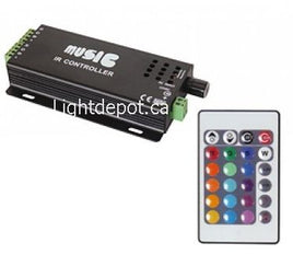 IR Music Led Controller With Remote Led Change Color 120w