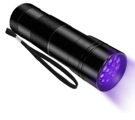 9 LED UV Flashlight 395nm Ultraviolet Blacklight Detector Torch Light UV Lamp Pet Scorpion Hunting Inspection Light